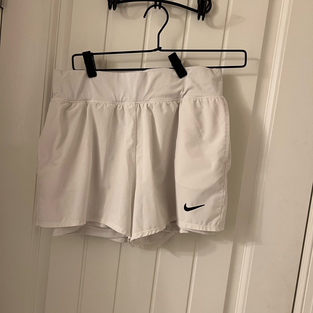 Nike Women's White Athletic Shorts